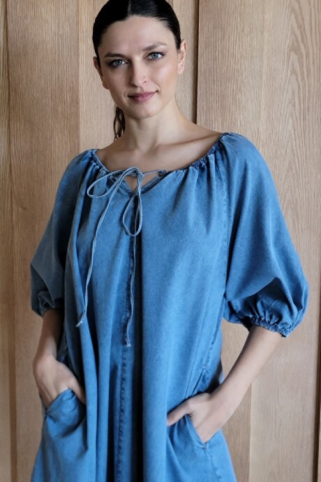 Vestido Bayahibe Denim Azul