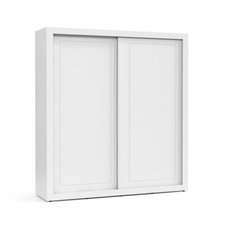 ROPERO 2 PUERTAS MDF-Y-MADERA BLANCO TUTTO