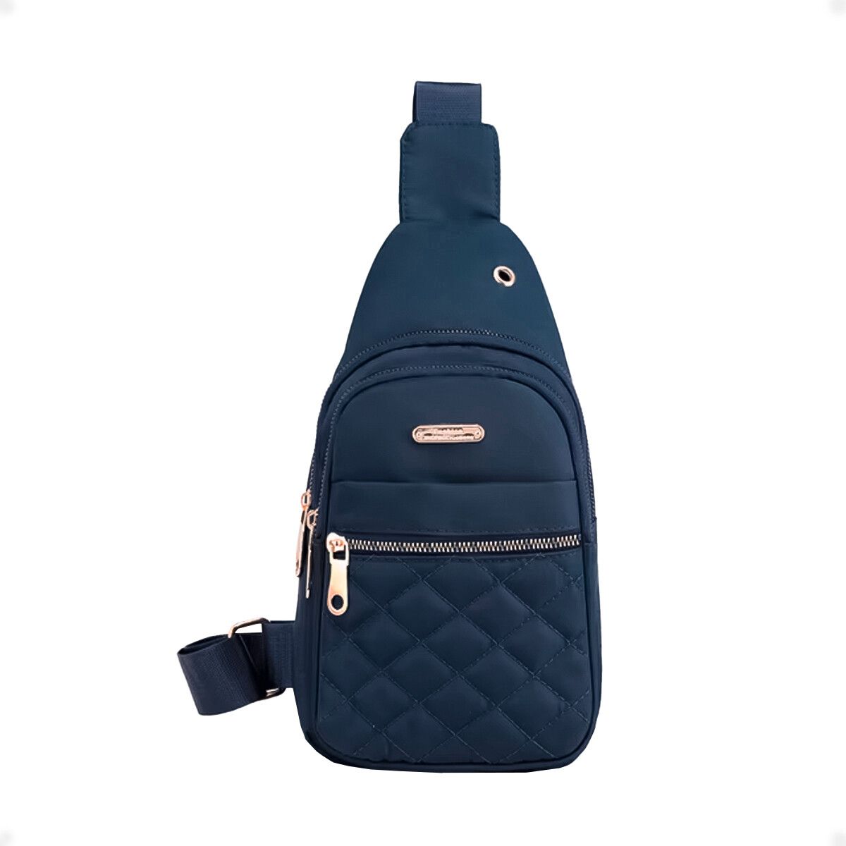 Bandolera Riñonera Cruzada - Azul 