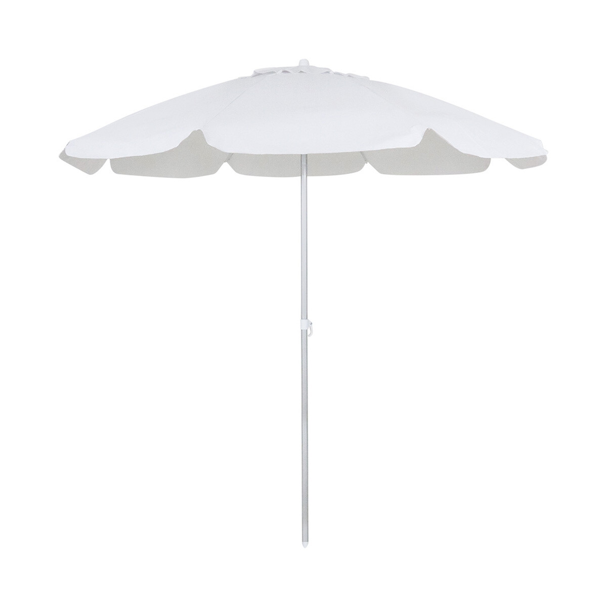 Sombrilla para Playa UV Bel 100 x 160 cm - Blanco 