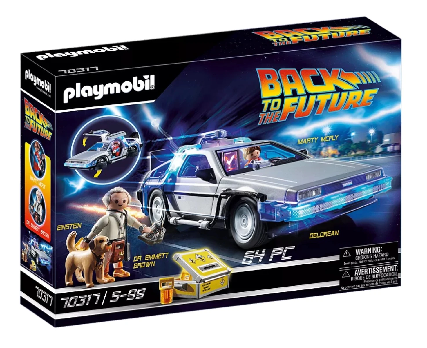 Juego Playmobil Back To The Future Auto Delorean 