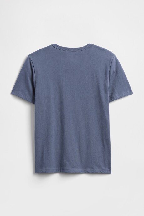 Remera Logo Gap Disney Niño Sp Dis Fam Blue Ridge