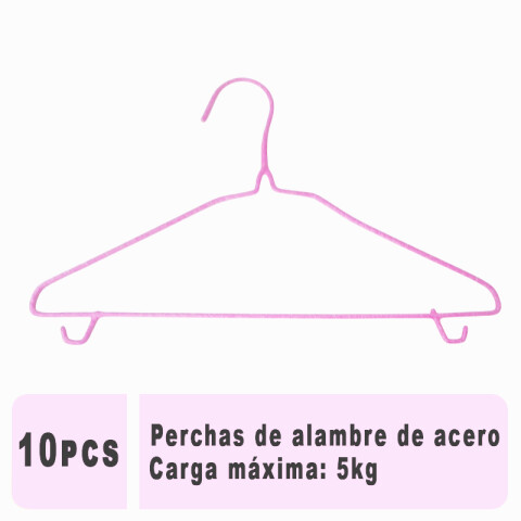 Perchas para ropa x10 unidades 2 colores Perchas Para Ropa X10 Unidades 2 Colores