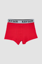 boxer juvenil algodon elasticado Rojo