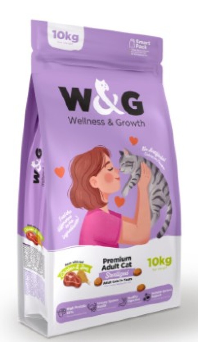 W&G PREMIUM ADT CAT STERILIZED 10 KG 