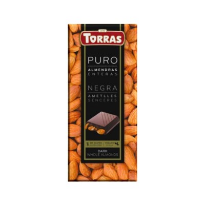 CHOCOLATE TORRAS DARK ALMENDRA ENTERAS Chocolate Torras Dark Almendra