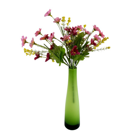 FLORERO VIDRIO COLOR 2.5X23.5C BASE GRUESA 195-270G BOCA FINA 7COLOR FLORERO VIDRIO COLOR 2.5X23.5C BASE GRUESA 195-270G BOCA FINA 7COLOR