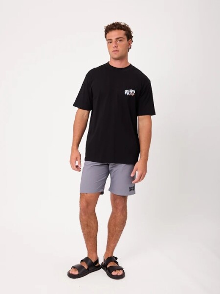 T-SHIRT RUSTY TAURUS NEGRO