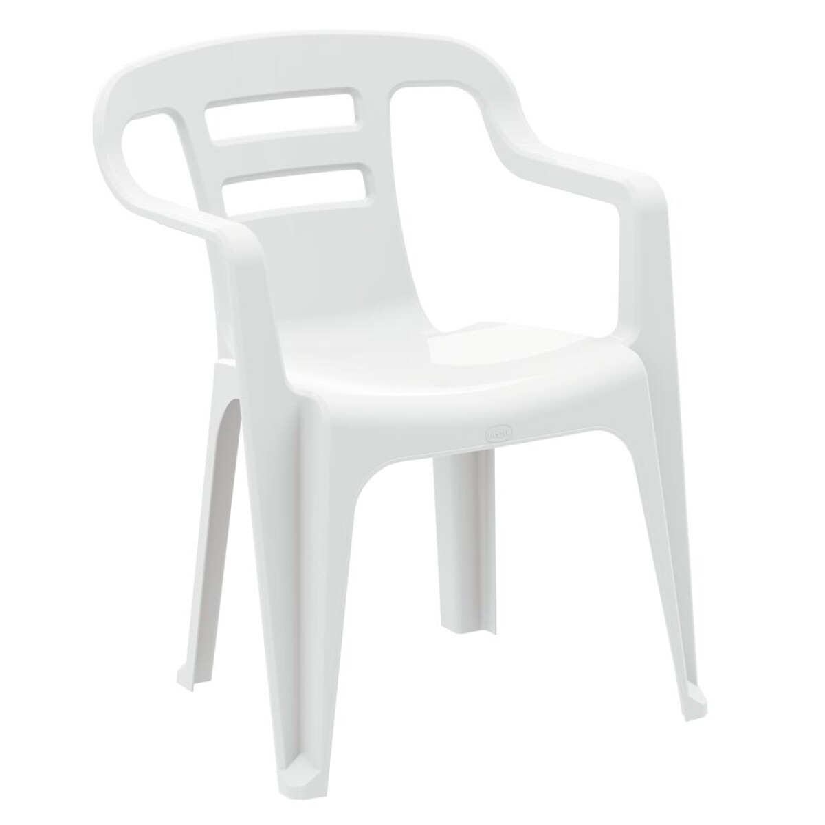 SILLA FLOW CON APOYA BRAZOS BLANCA MOR 