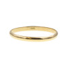 Par de alianzas clásicas en oro amarillo 18k de 2mm y doble altura bombé Par de alianzas clásicas en oro amarillo 18k de 2mm y doble altura bombé