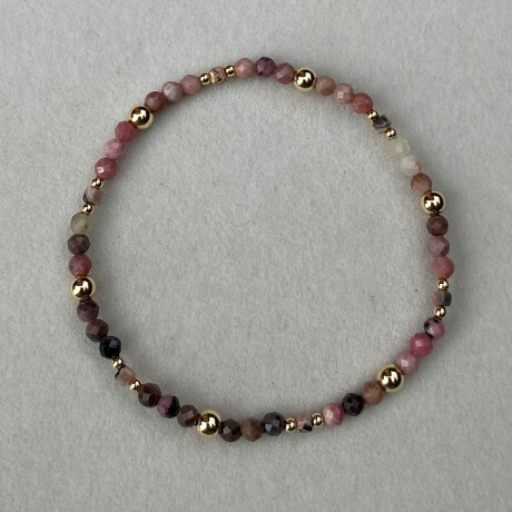 Pulsera BRIGITTE, Goldfilled y piedras naturales Pulsera BRIGITTE, Goldfilled y piedras naturales
