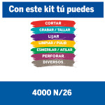 Minitorno Dremel 4000 con 26 accesorios Dremel Unica
