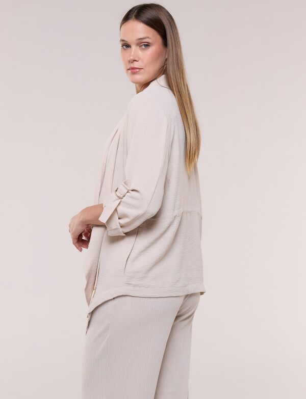Chaqueta Cintura Ajustable BEIGE