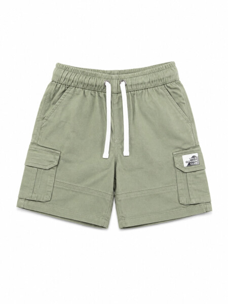 SHORT RAFAEL VERDE GRISACEO
