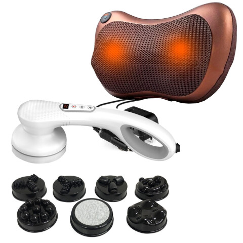 Masajeador Corporal + Almohada Masajeadora COMBO MASAJEADORES 916163 + 902871