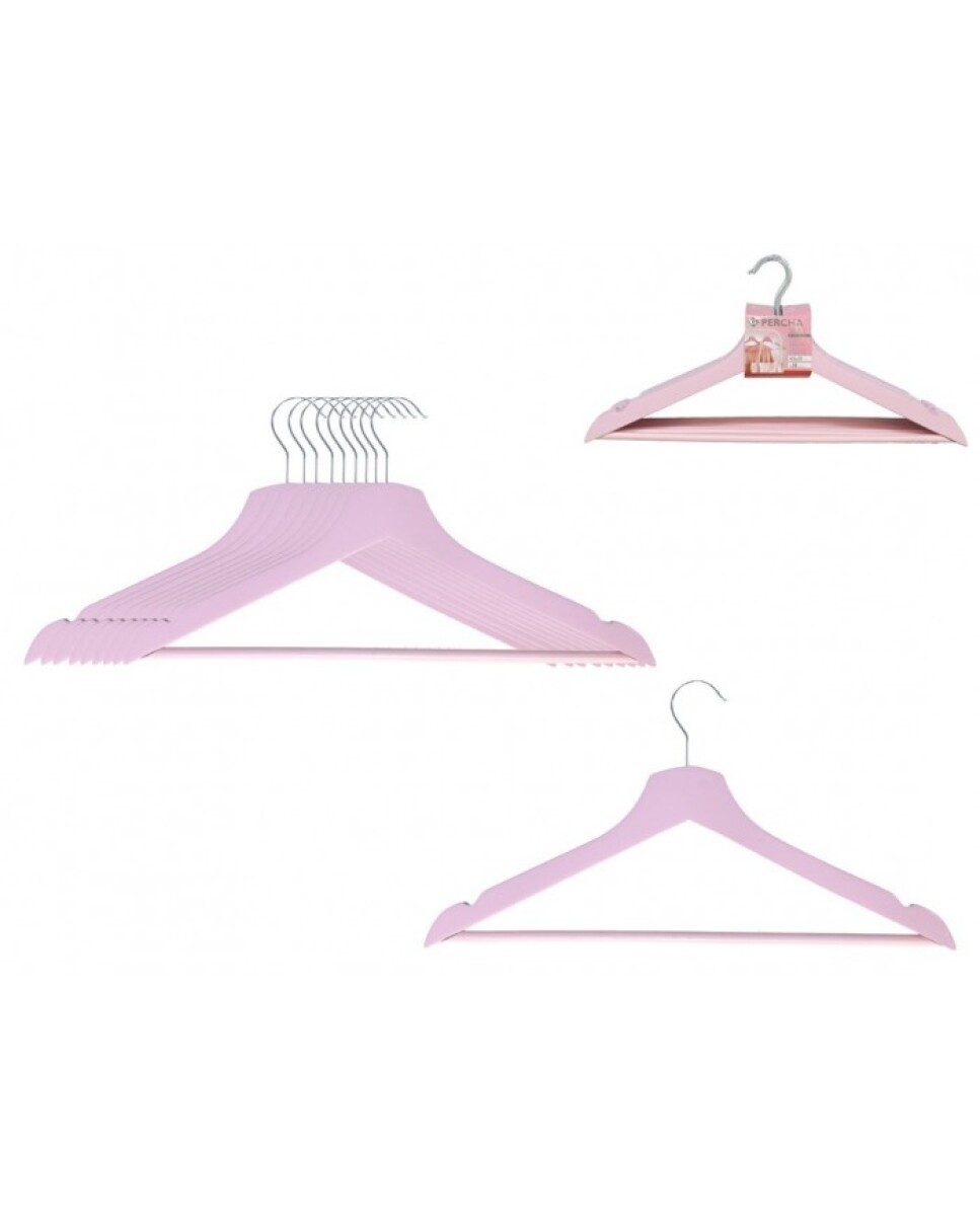 Percha Sun x10 43x21 Cm Rosa 