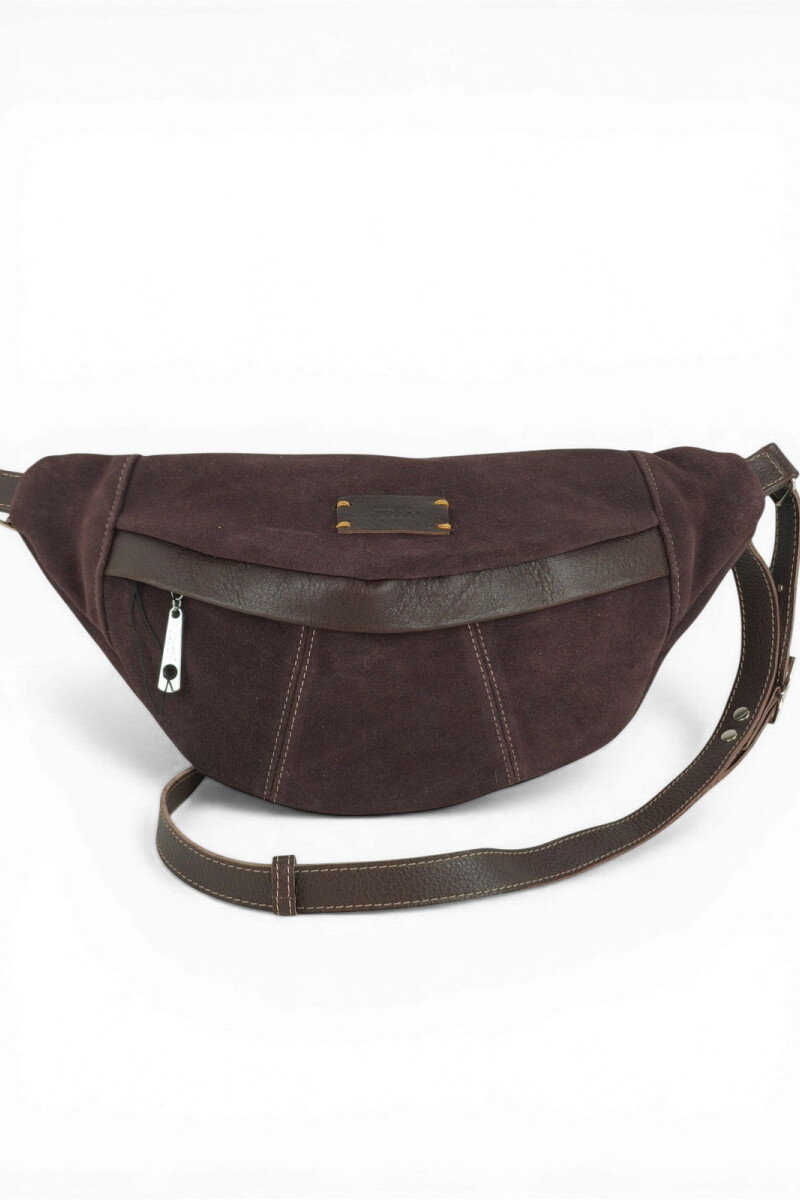 Riñonera Grande de Cuero Des choco