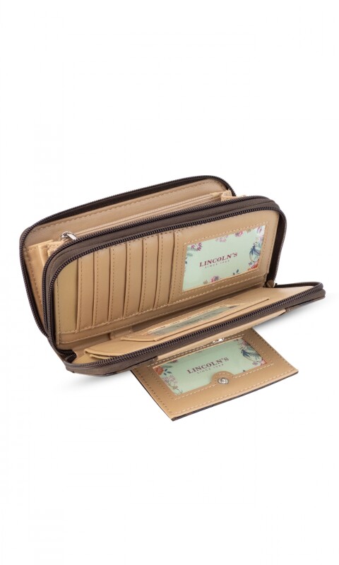 BILLETERA HIBISCO VACA