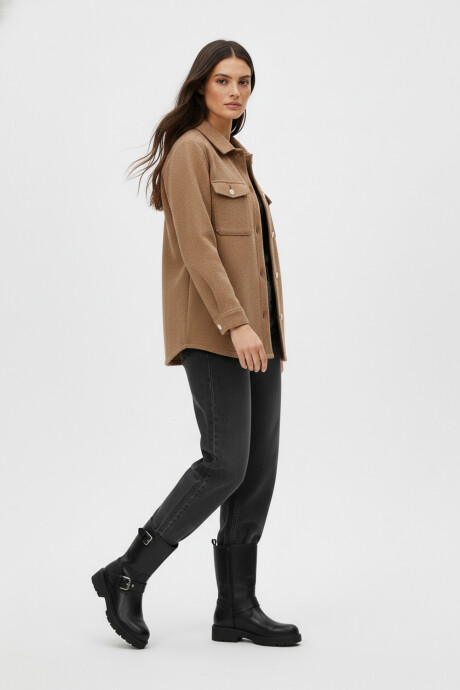 Sobrecamisa Olivy Taupe / Mink / Vison