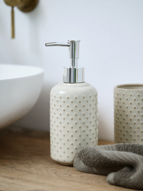 Dispensador de jabón BOTSMARK beige Dispensador de jabón BOTSMARK beige