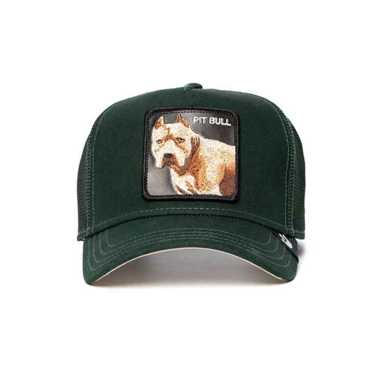 Gorra Goorin Bros Trucker Baseball - The Dog Pitbull Verde