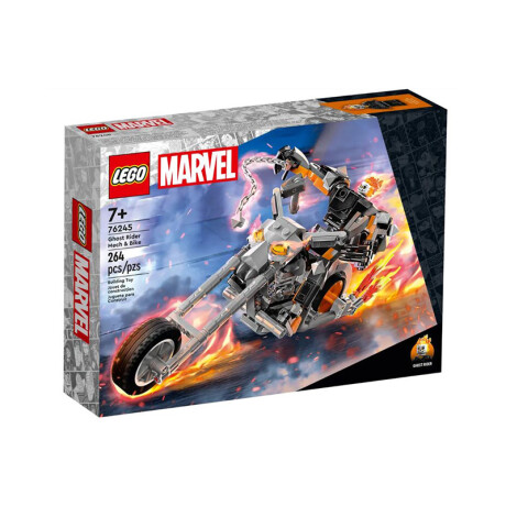 Lego Meca y Moto del Motorista Fantasma 264 Piezas +7 Super Heroes