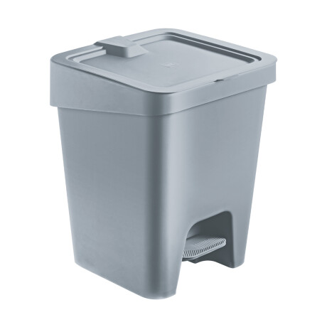 Papelera con pedal 15L GRIS