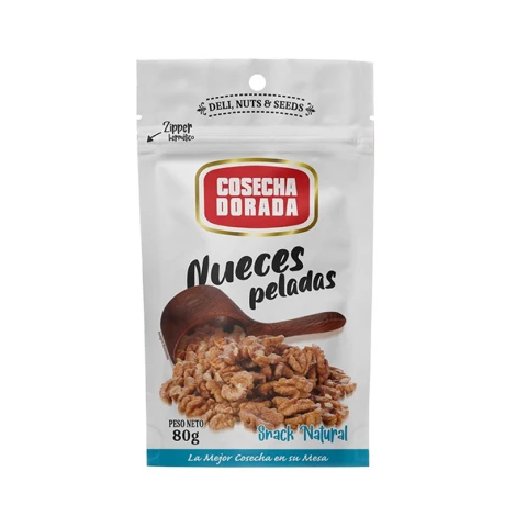 NUEZ CUARTO DOYPACK 80GRS NUEZ CUARTO DOYPACK 80GRS