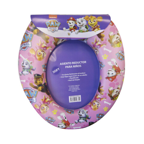 Reductor adaptador de Inodoro infantil de Paw Patrol ROSA