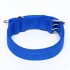 Collar Hebilla Nylon Perros Raza Grande 65 cm Ajustable Variante Color Azul