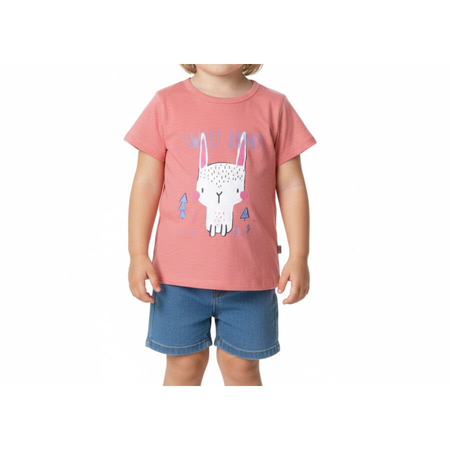 MICOMIC T-SHIRT GIRL ORANGE