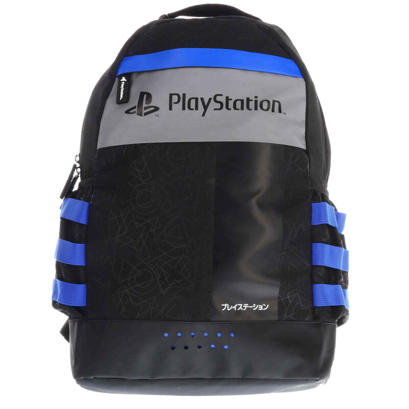 Mochila Play Station Combinada Negro - Azul - Gris