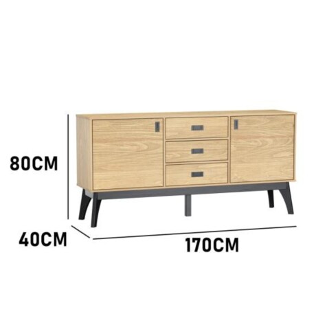 Aparador Living Lumax 2 Puertas 3 Cajones Madera Maciza Aparador Living Lumax 2 Puertas 3 Cajones Madera Maciza
