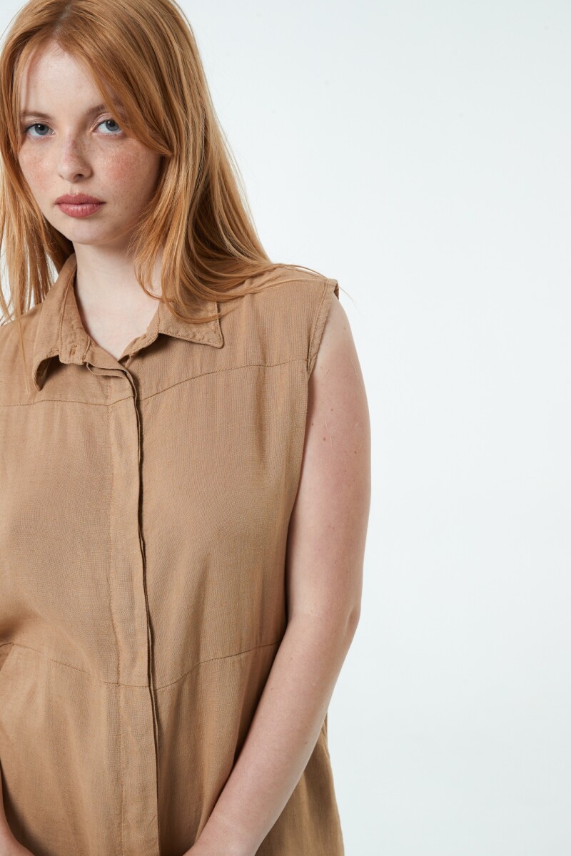 VESTIDO Camel