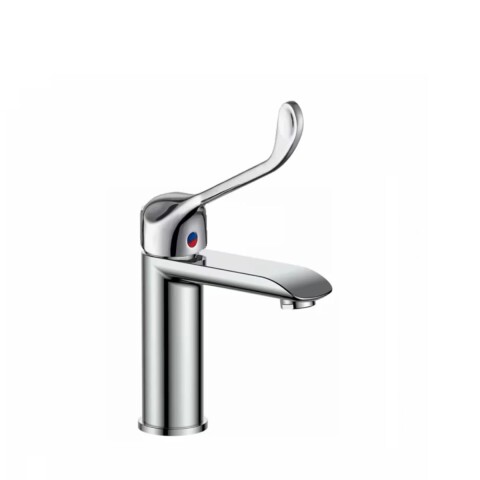 Grifería de lavatorio Monocomando de mesada accesible Alassio cromo Grifería De Lavatorio Monocomando De Mesada Accesible Alassio Cromo