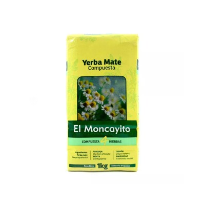 Yerba Compuesta El Moncayo con hierbas digestivas 1kg Yerba Moncayito Hier Dig 1kg
