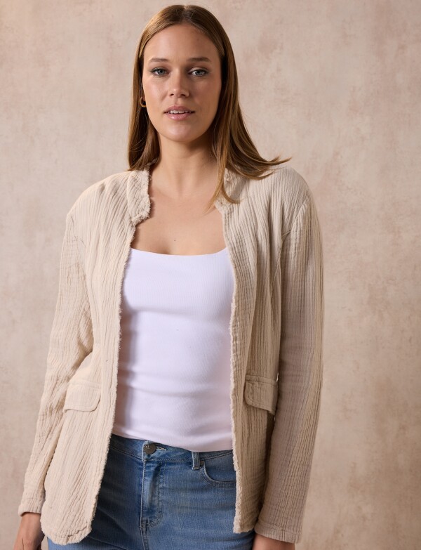 Chaqueta Algodon BEIGE