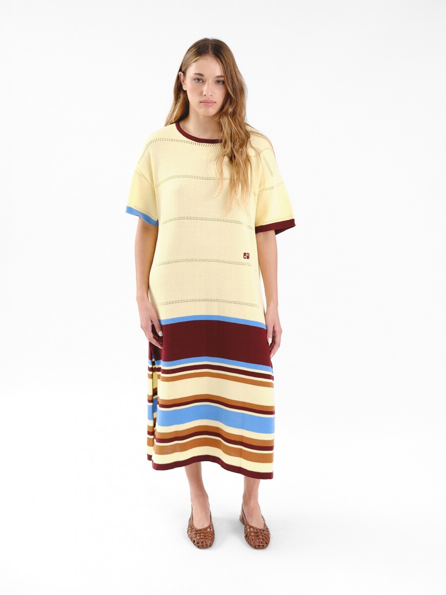 Vestido Autóctono PRE ORDER - Amarillo 
