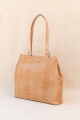 Cartera Regina Reptil Beige