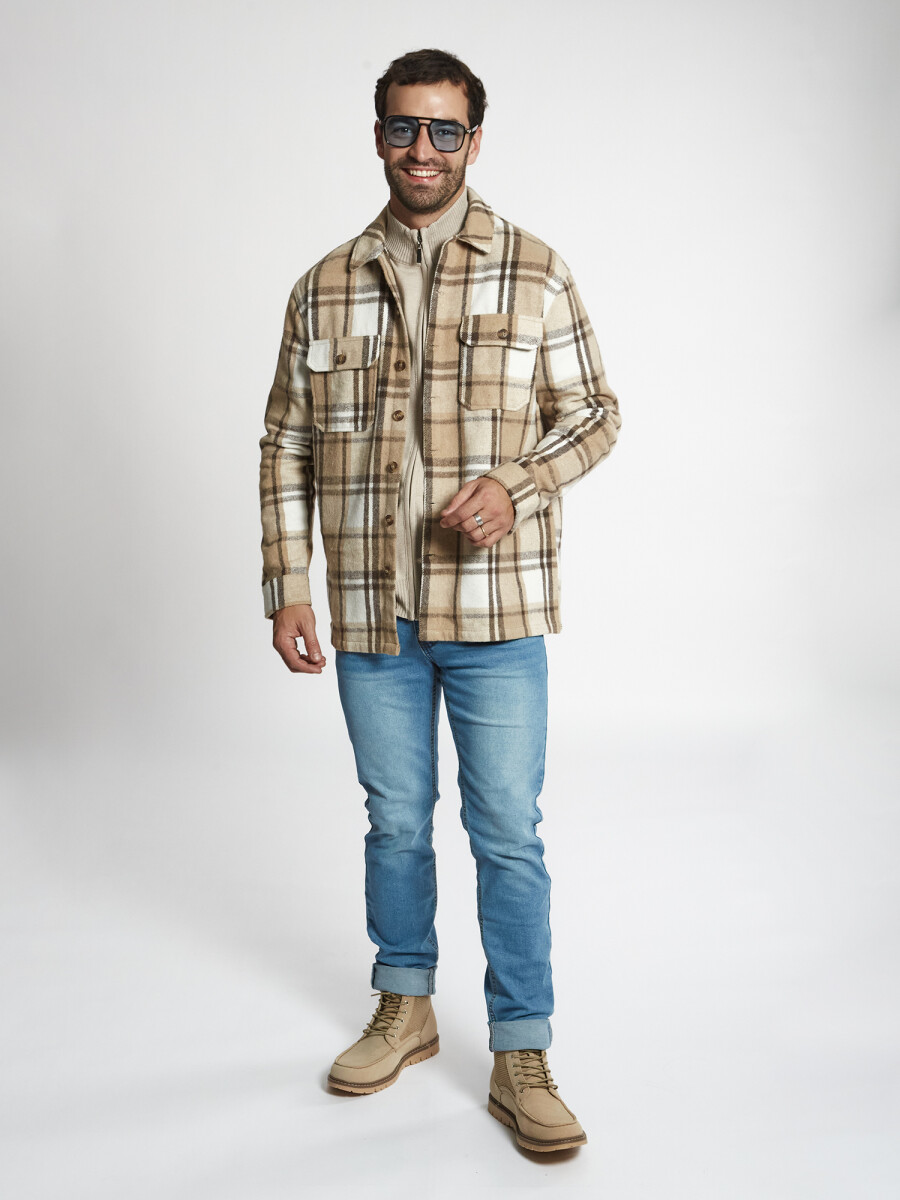 Sobrecamisa - beige 
