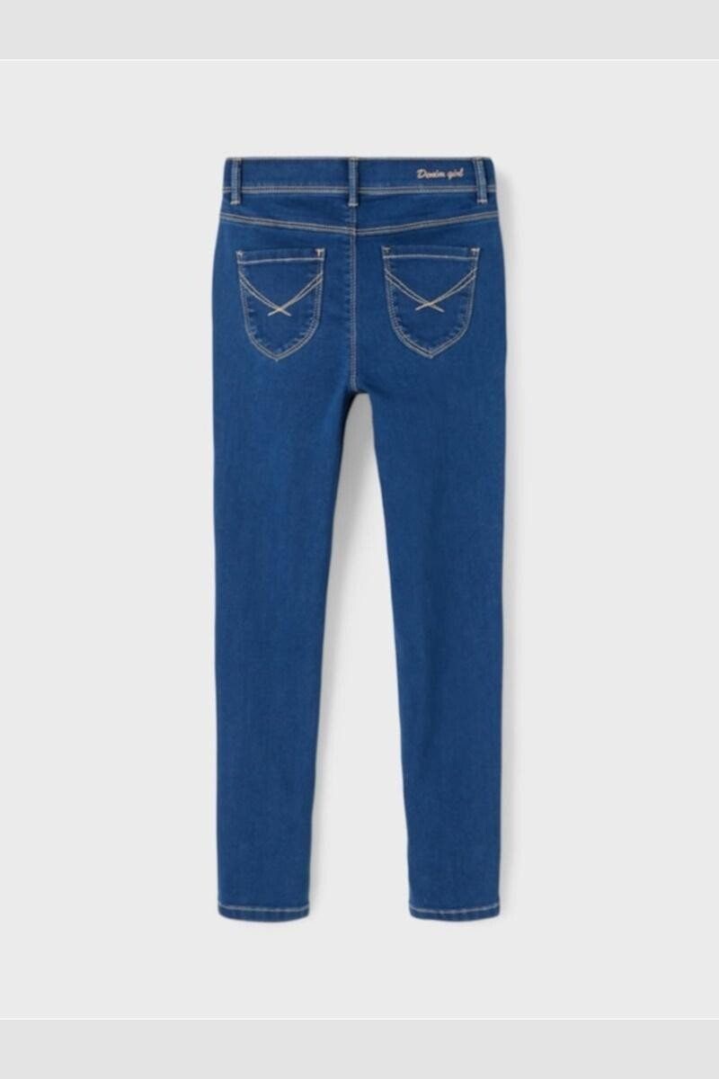 Skinny Fit Jeans Medium Blue Denim