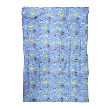 Acolchado Infantil Paw Patrol Microfibra 1 Plaza Celeste