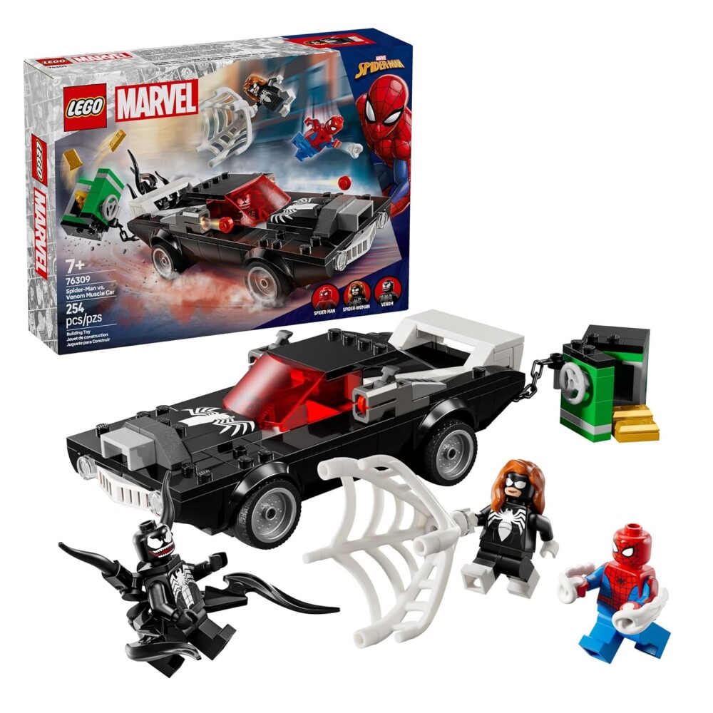 LEGO Marvel Spider-Man vs. Venom Muscle Car 7+ LEGO SPIDER-MAN VS VENOM MUSCLE CAR 7+