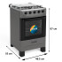 Cocina Multigas 4 Hornallas Enxuta Cenx27200ng GRIS