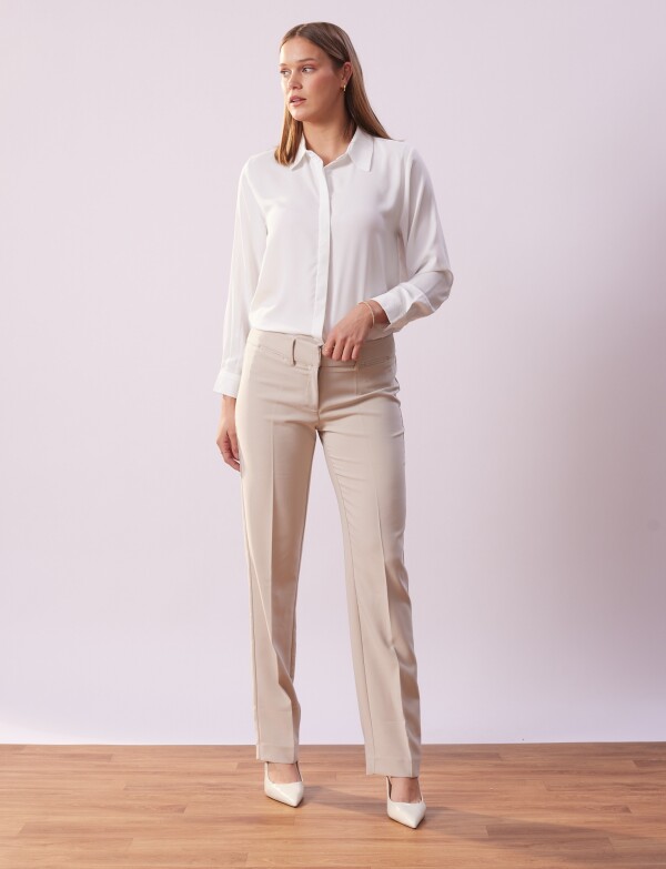 Pantalon Clasico BEIGE