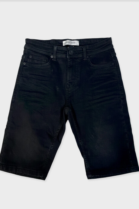 BERMUDA JEAN CARIZO OUTLET Negro