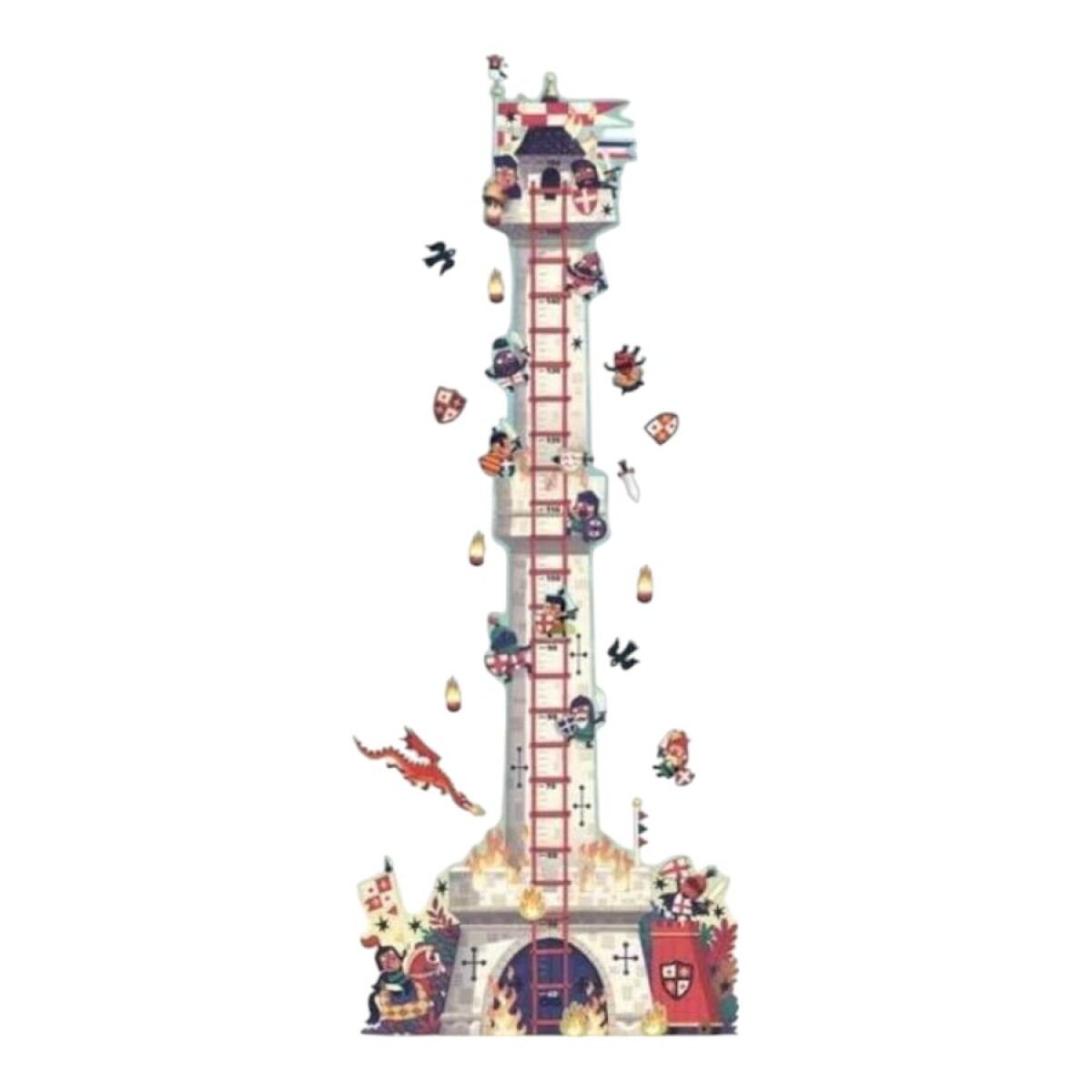 Medidor de altura adhesivo Torre del Caballero 