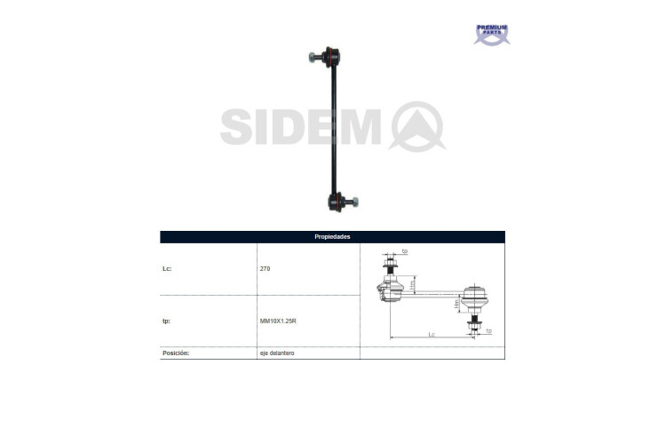 Bieleta Suzuki Swift Dzire/Celerio/Swift/Vitara Zotye Z100 10-25 Der/Izq Bieleta Suzuki Swift Dzire/Celerio/Swift/Vitara Zotye Z100 10-25 Der/Izq