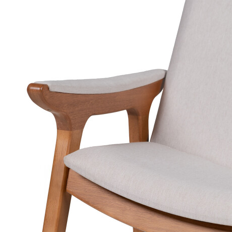 Butaca Elipse - Tela Rústica 10413 (Beige)