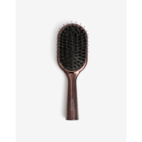 Cepillo Anti Frizz Marron Metalizado